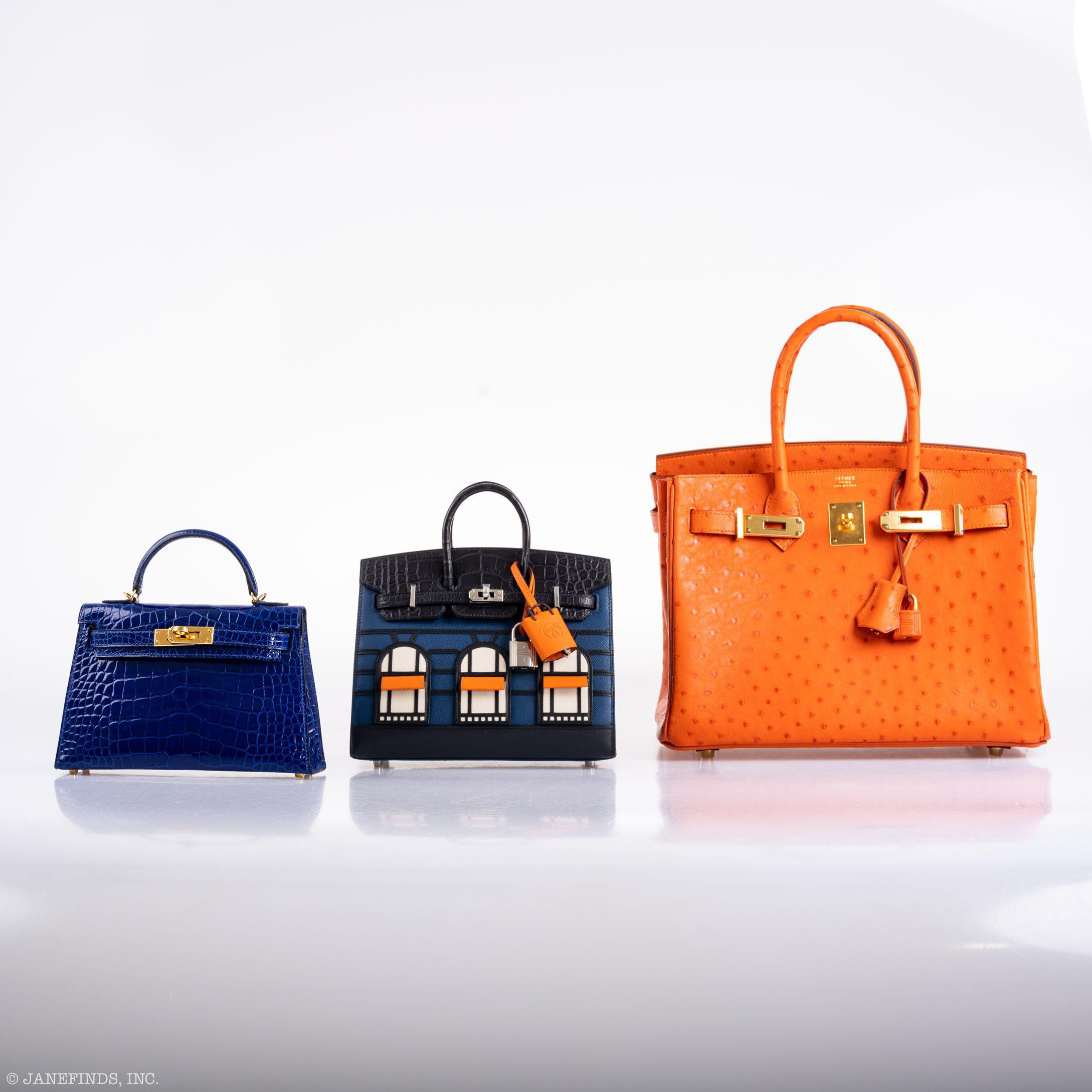 Hermès Birkin 30 Tangerine Ostrich with Gold Hardware
