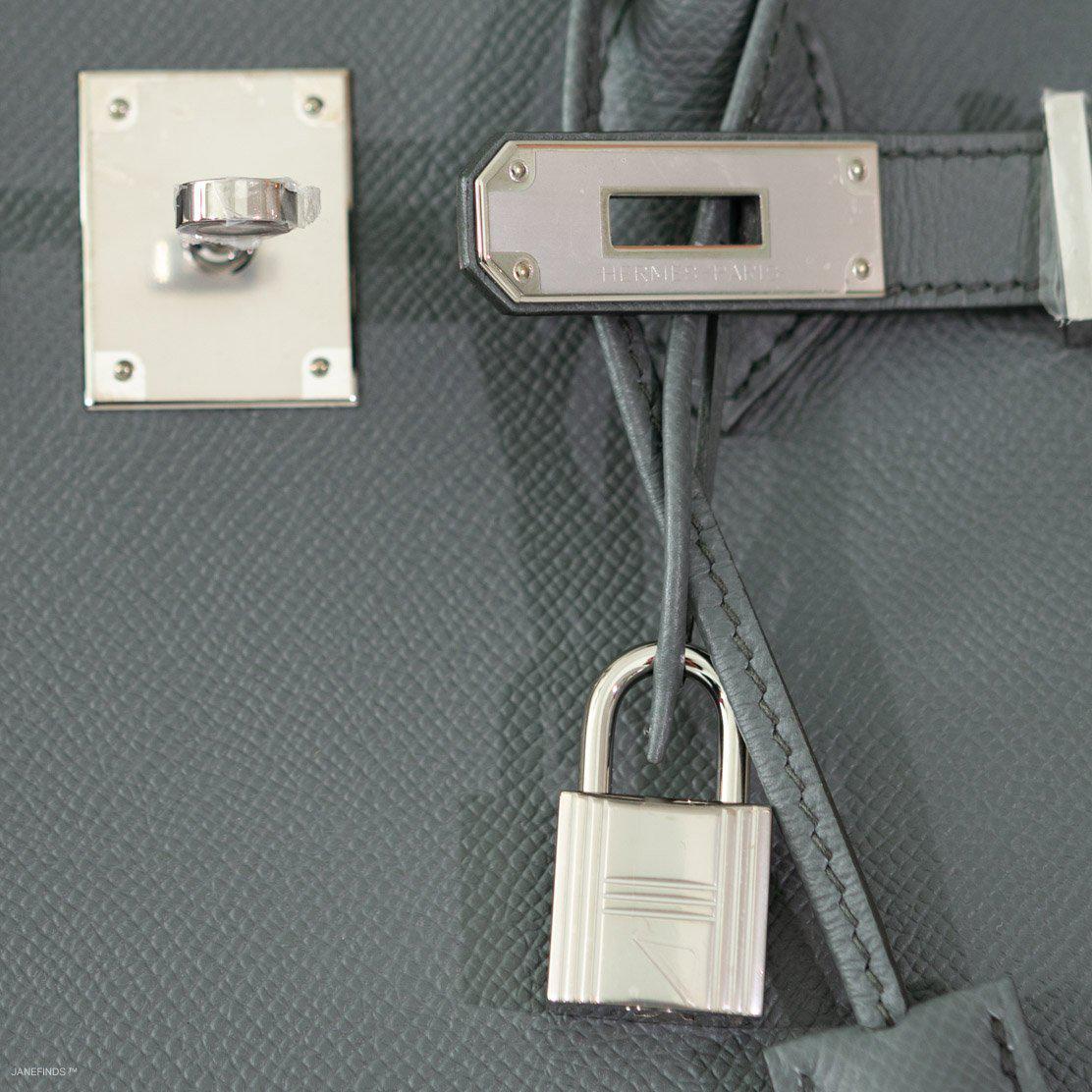 Hermès Birkin 30 Vert Amande Epsom with Palladium Hardware - 2021, Z