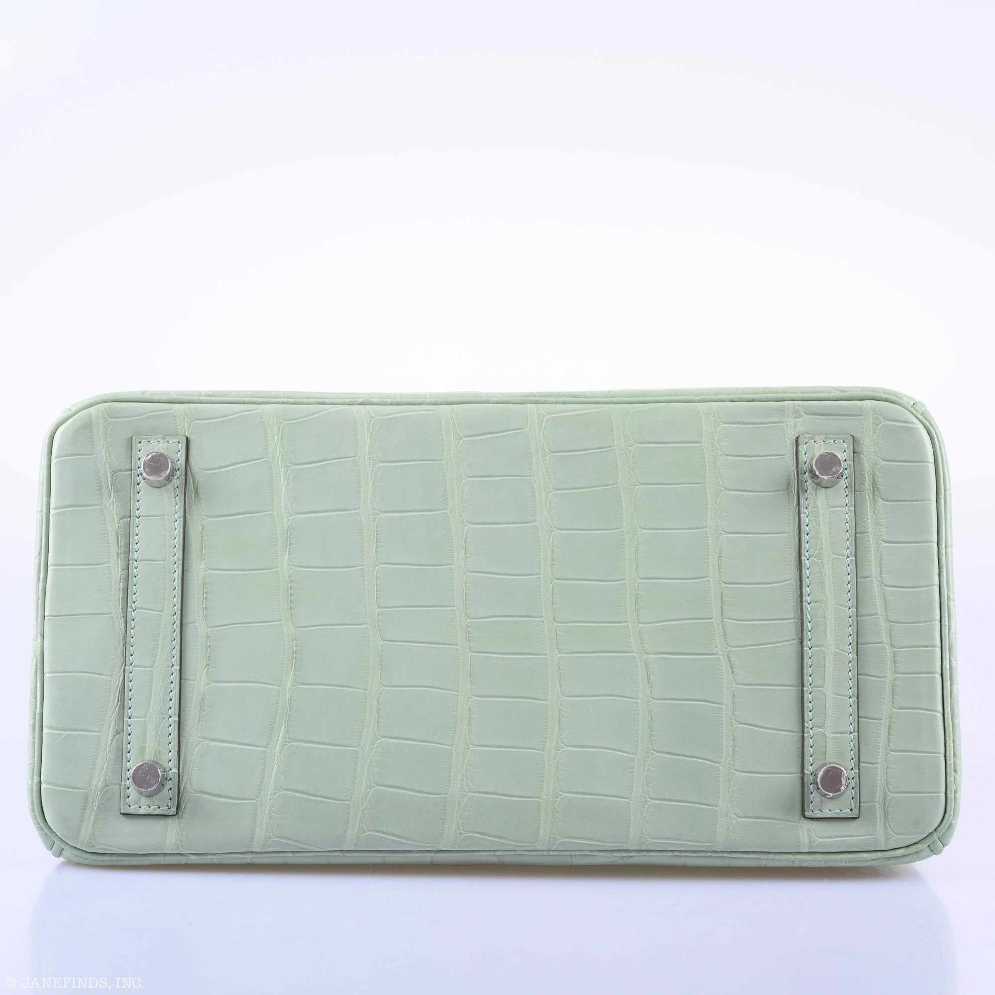 Hermès Birkin 30 Vert D'Eau Matte Alligator Palladium Hardware