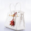 Hermès Birkin 30 White Clemence with Gold Hardware