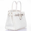 Hermès Birkin 30 White Epsom Palladium Hardware