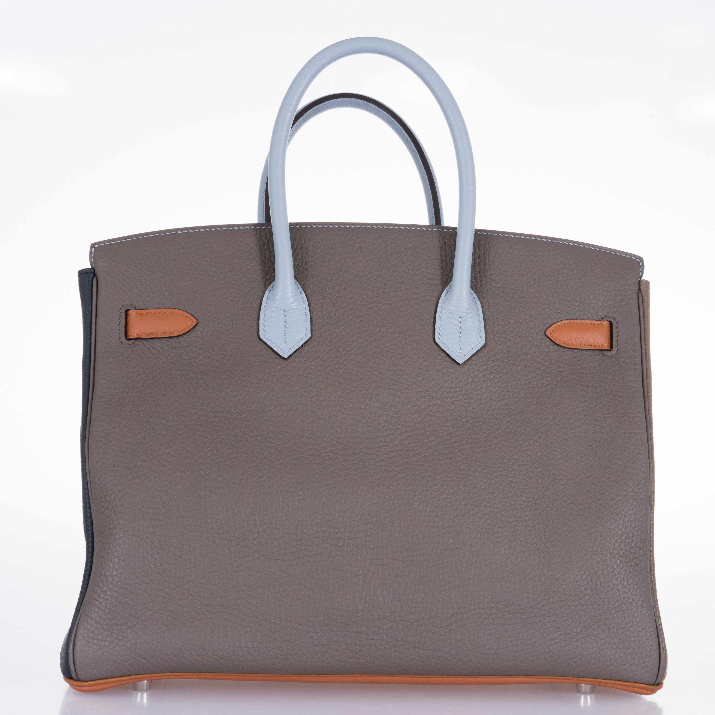 Hermès Birkin 35 Arlequin Harlequin Clemence Palladium Hardware