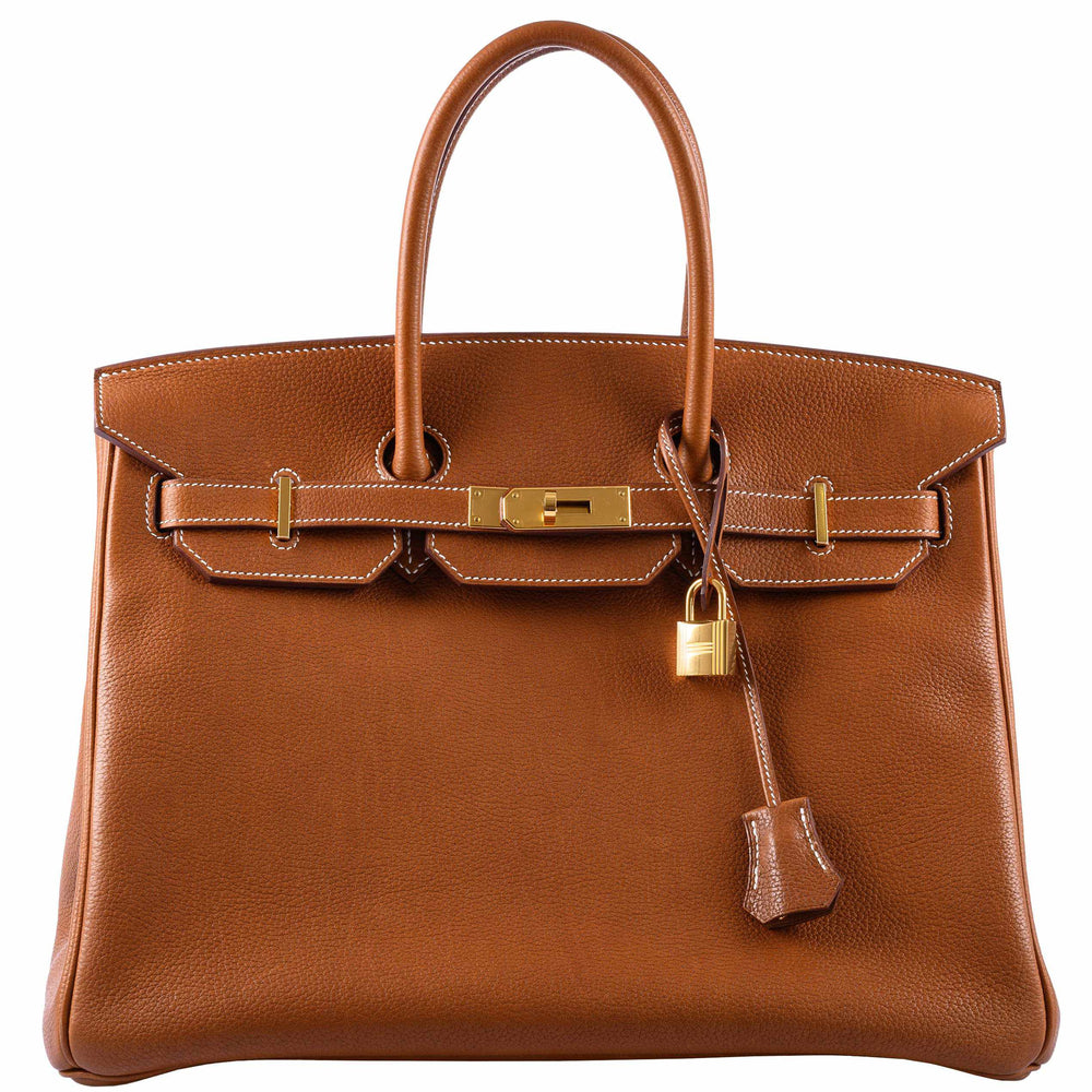Hermès Birkin 35 Barenia Faubourg Gold Hardware