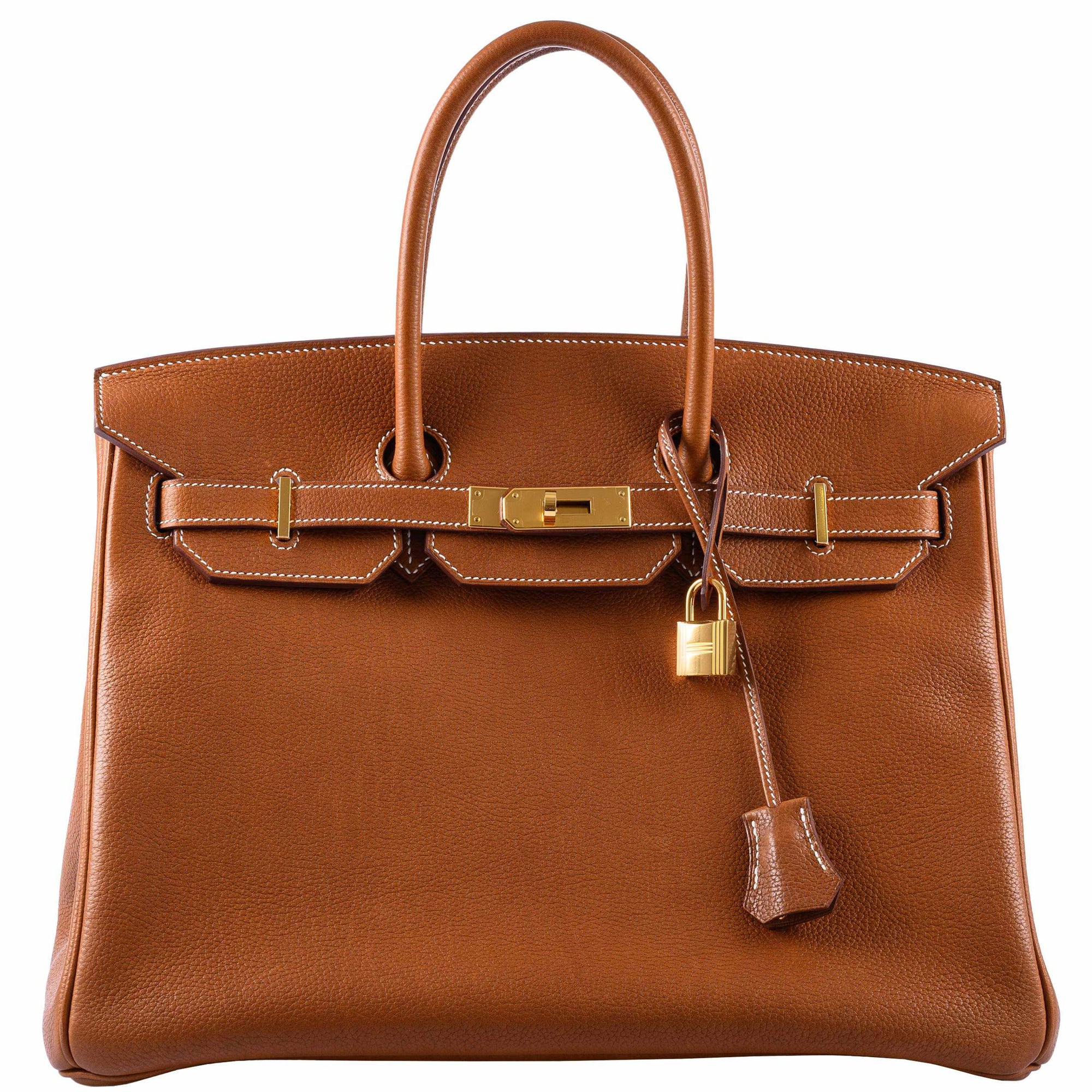 Hermès Birkin 35 Barenia Faubourg Gold Hardware