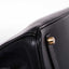 Hermès Birkin 35 Black Ardennes Gold Hardware