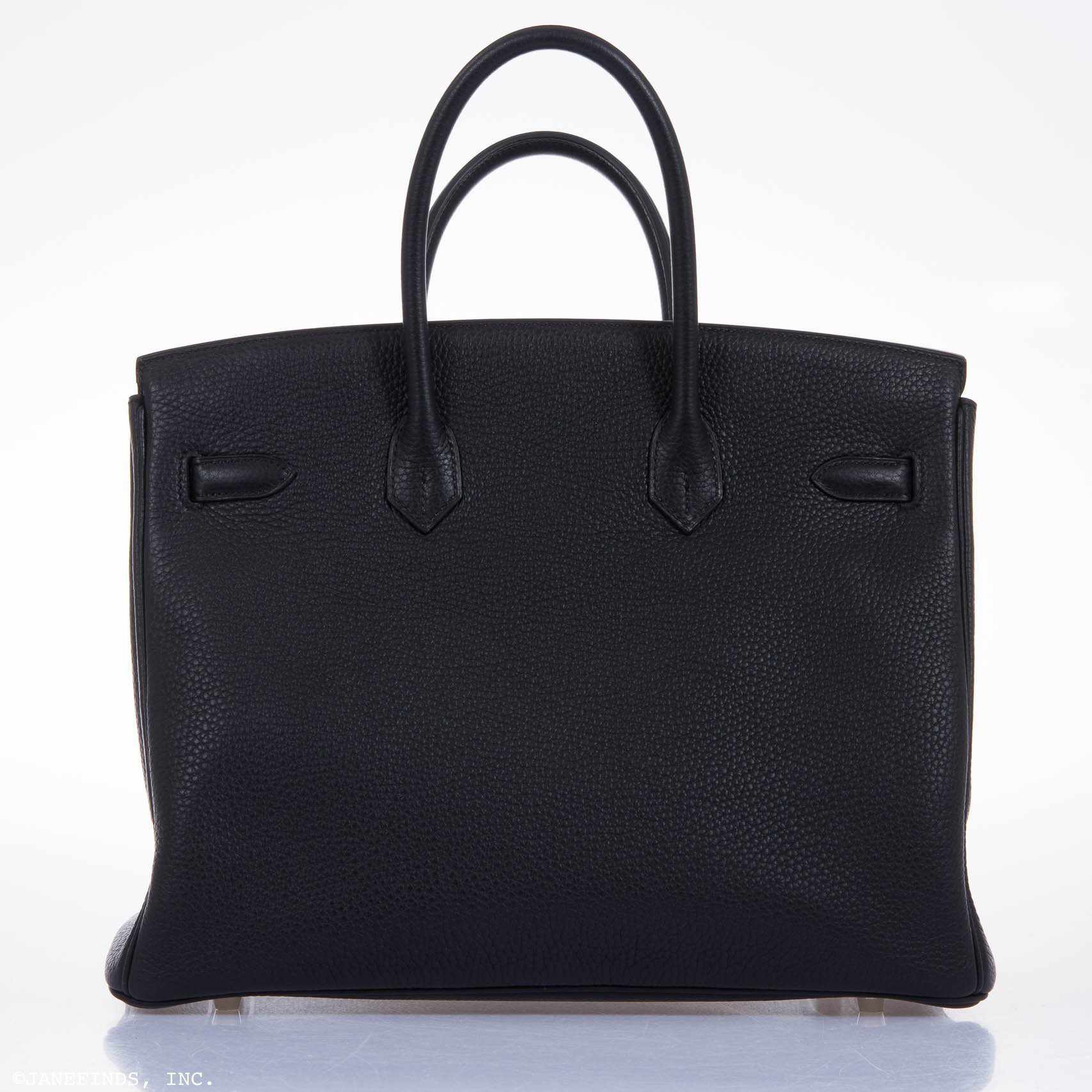 Hermès Birkin 35 Black Clemence Palladium Hardware