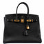 Hermès Birkin 35 Black Epsom Gold Hardware