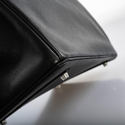 Hermès Birkin 35 Black Epsom leather Palladium Hardware - 2017, A
