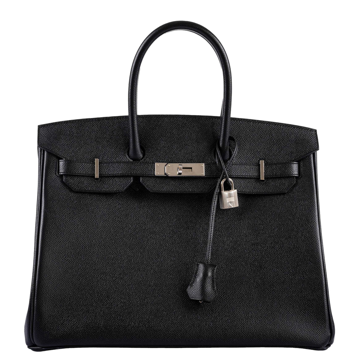 Hermes Kiwi Epsom Leather Palladium Hardware Birkin 35 Bag Hermes