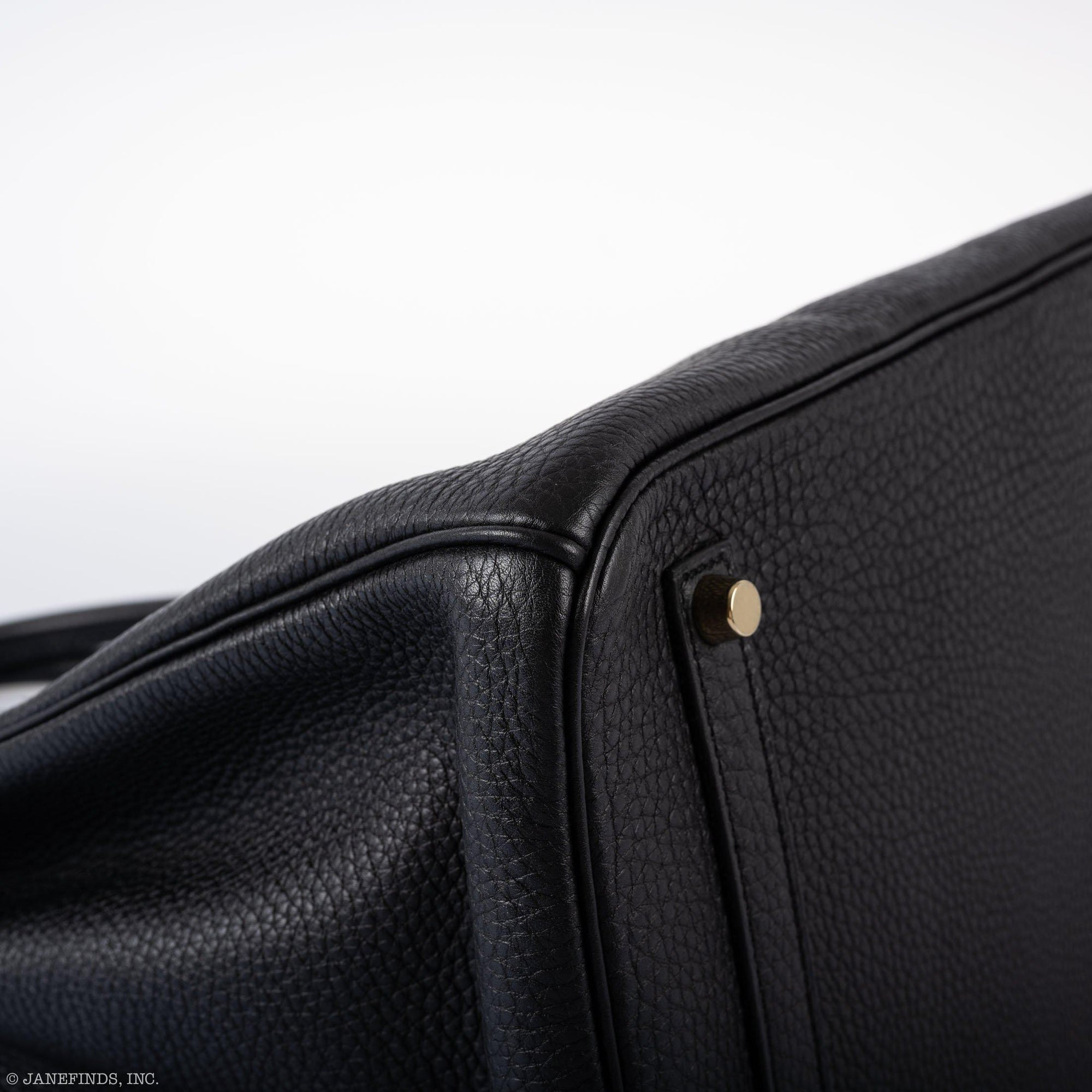 Hermès Birkin 35 Black Togo Gold Hardware - 2012, P