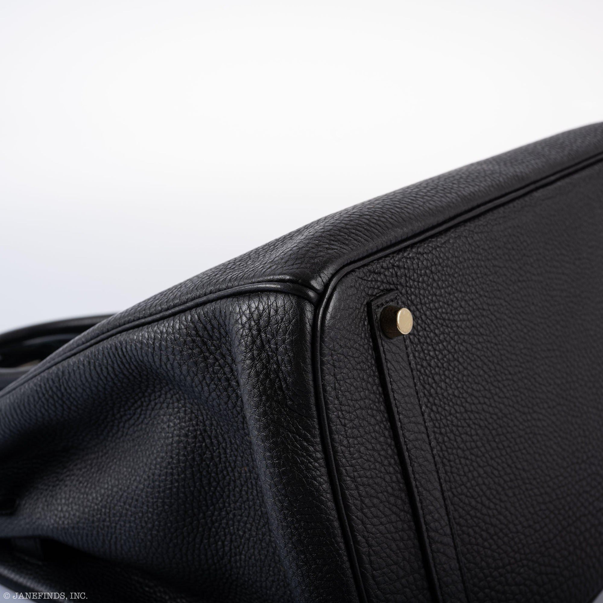 Hermès Birkin 35 Black Togo Gold Hardware - 2012, P