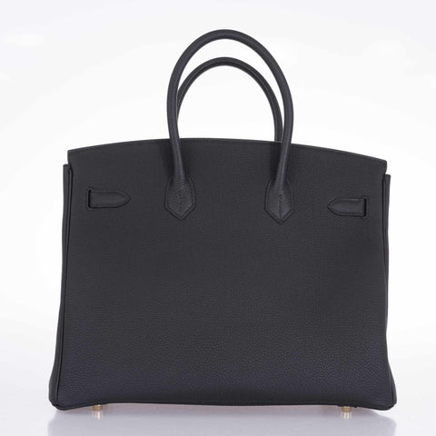 Hermès Birkin 35 Black Togo Gold Hardware - 2020, Y
