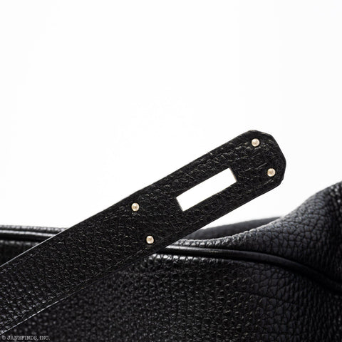 Hermès Birkin 35 Black Togo Palladium Hardware - 2003, Square G 