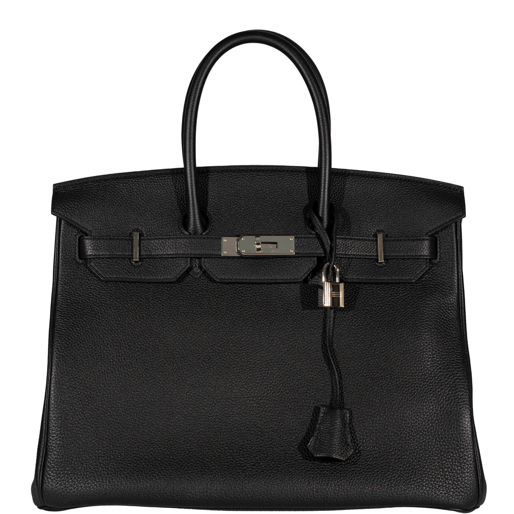 Hermès Birkin 35 Black Togo Palladium Hardware - 2017, A