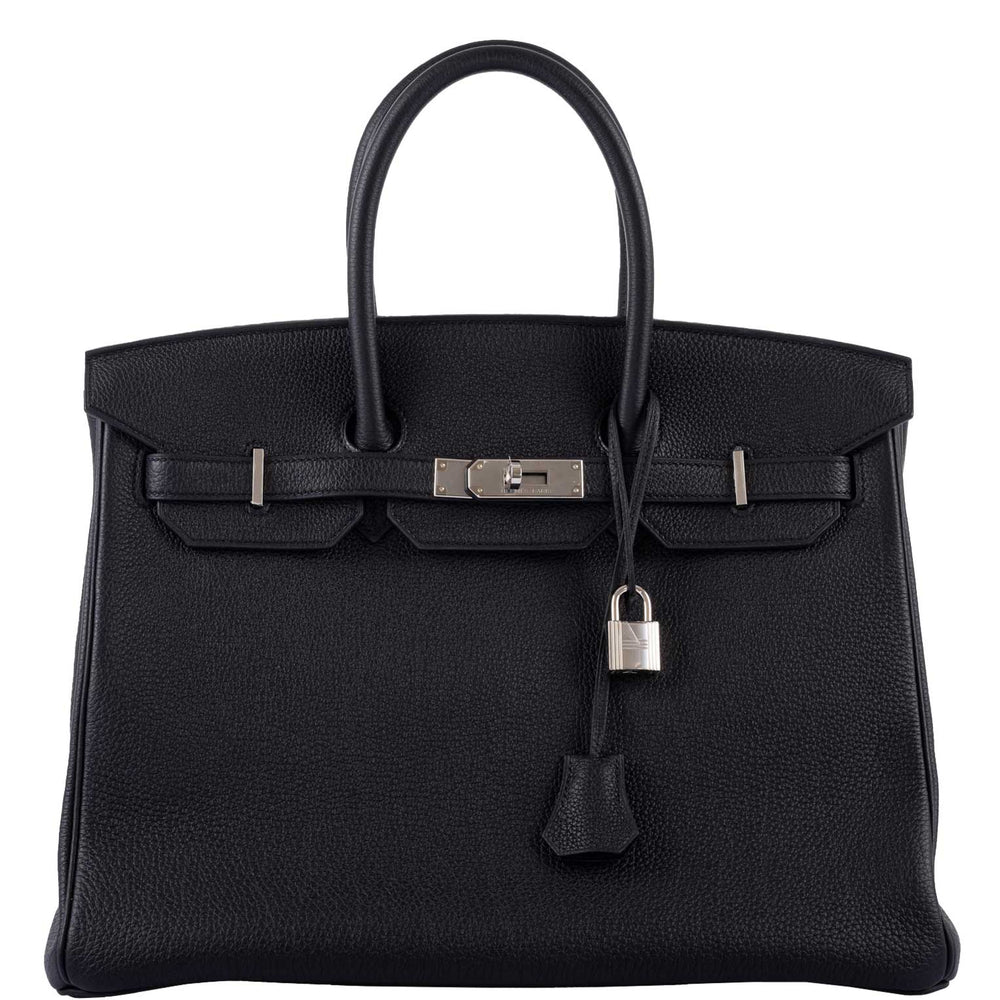 Hermès Birkin 35 Black Togo Palladium Hardware - 2020, Y
