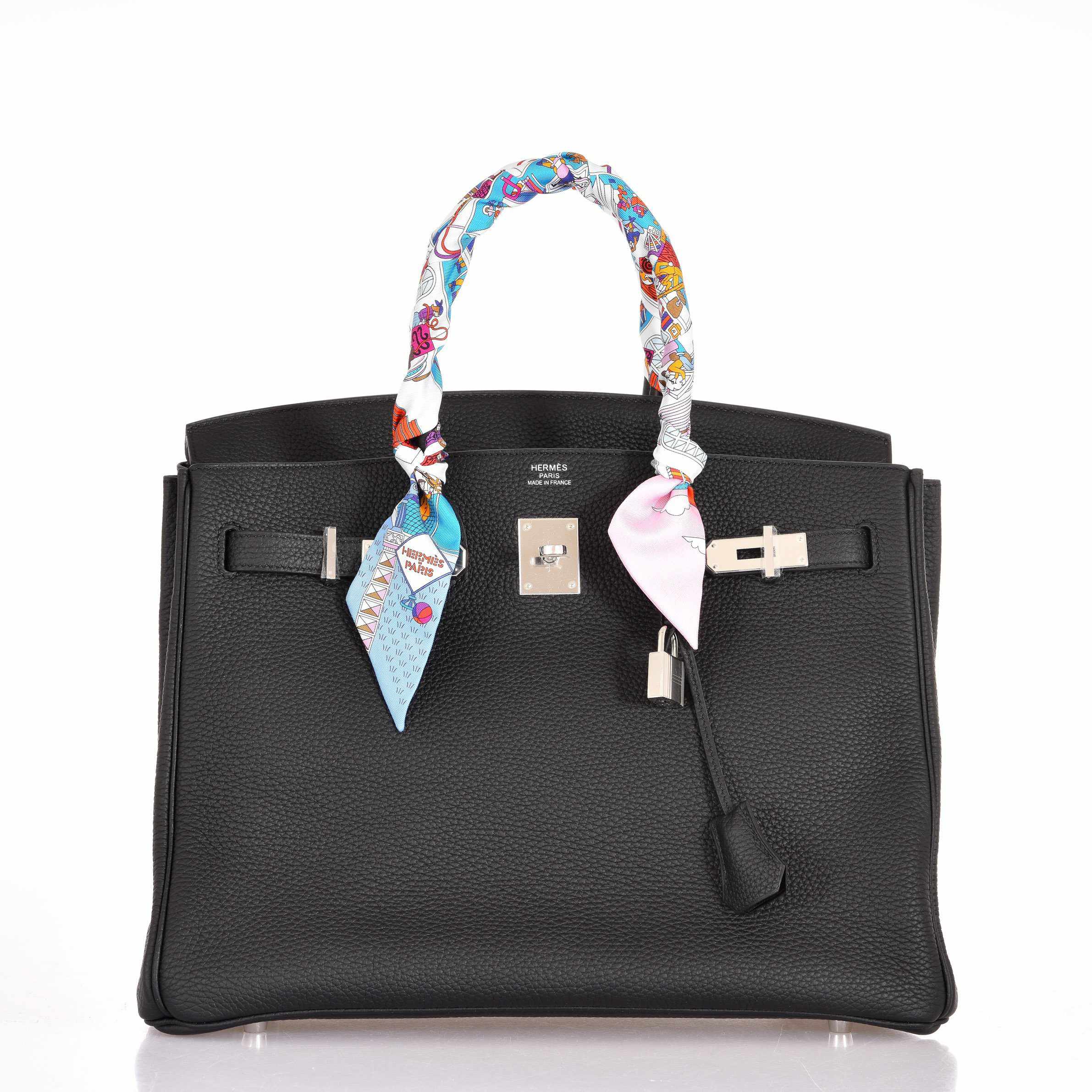 Hermès Birkin 35 Black Togo Palladium Hardware