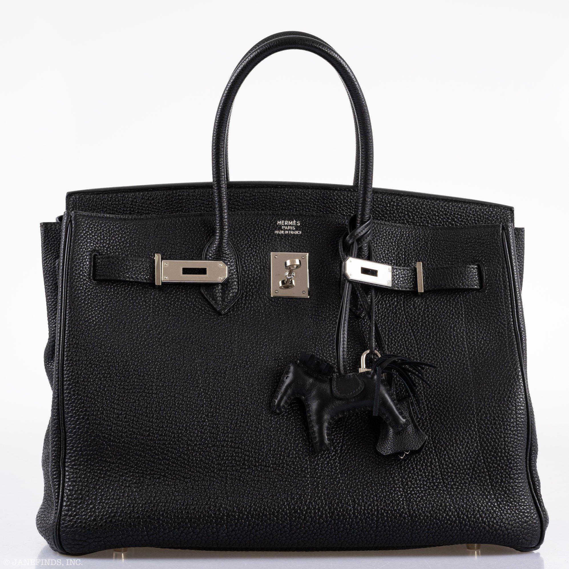 Hermès Birkin 35 Black Togo Palladium Hardware