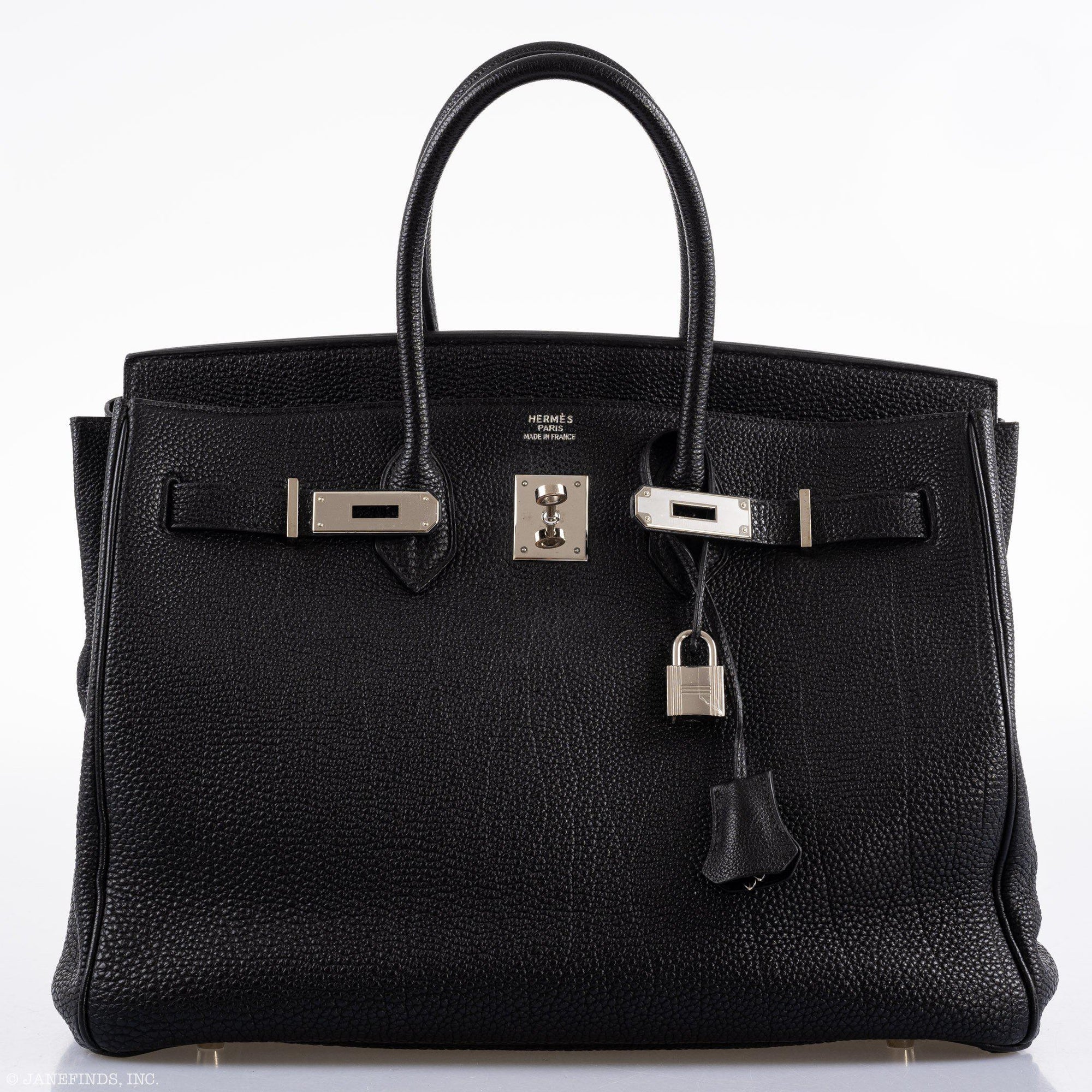Hermès Birkin 35 Black Togo Palladium Hardware