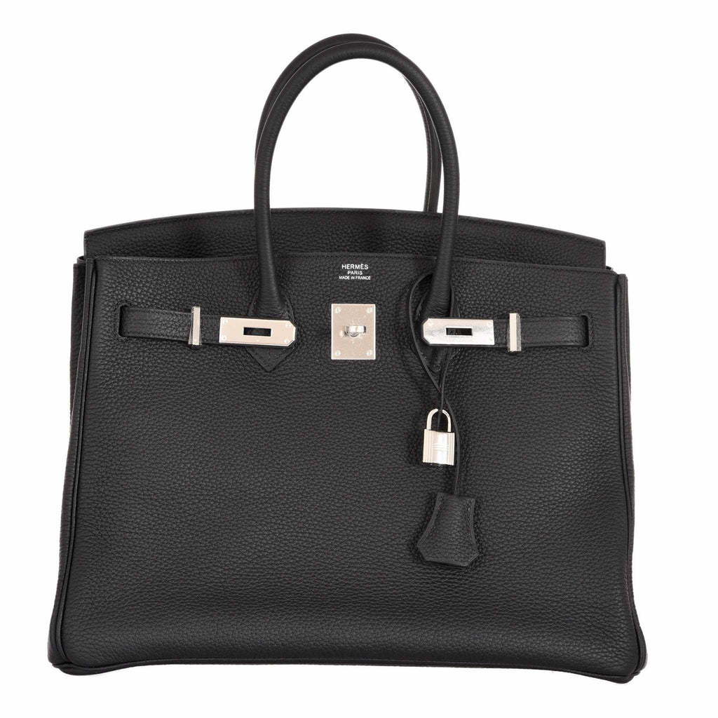 Hermes Birkin 35 Togo Black Palladium Hardware - Fashion Handbag Collections