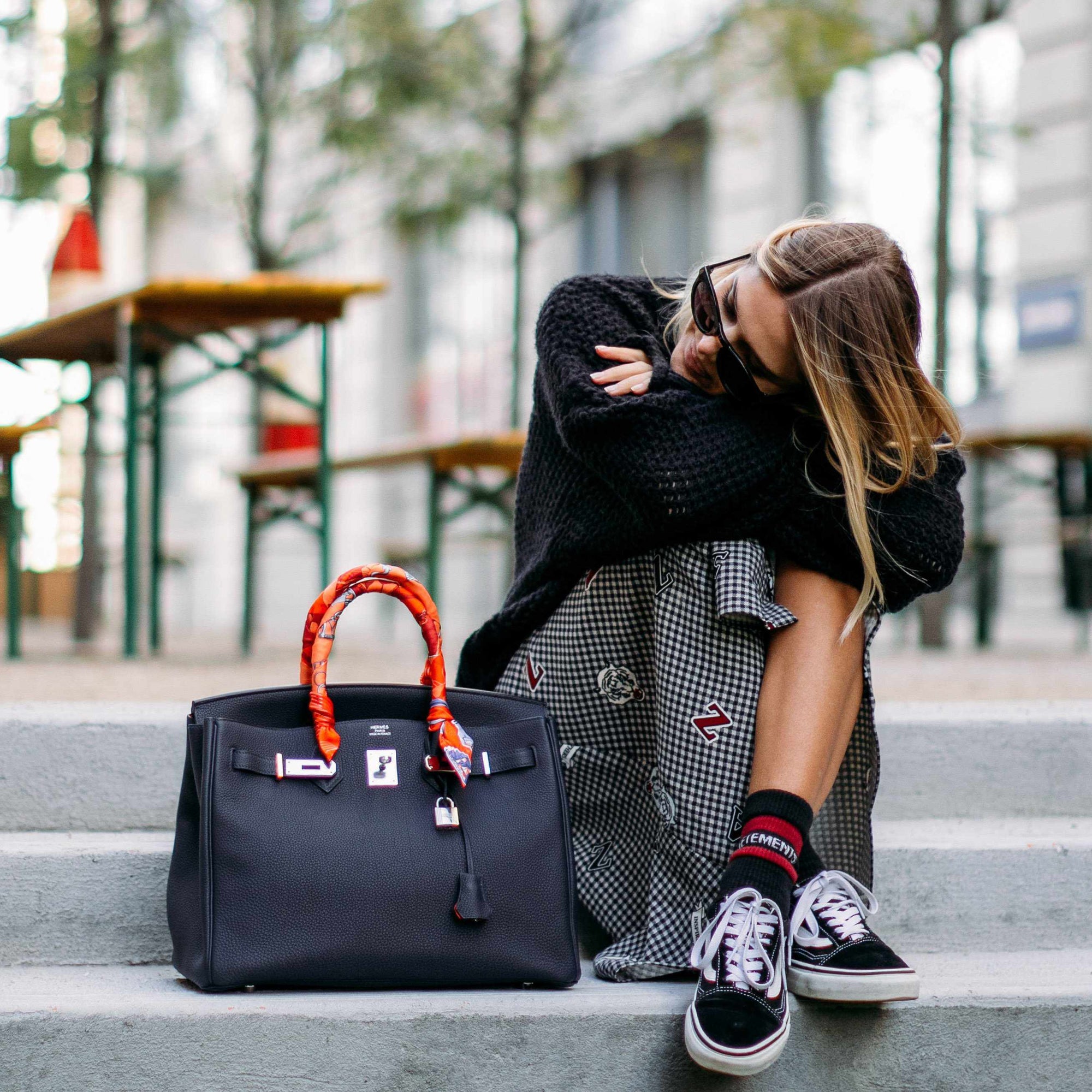Hermès Birkin 35 Black Togo leather Palladium Hardware