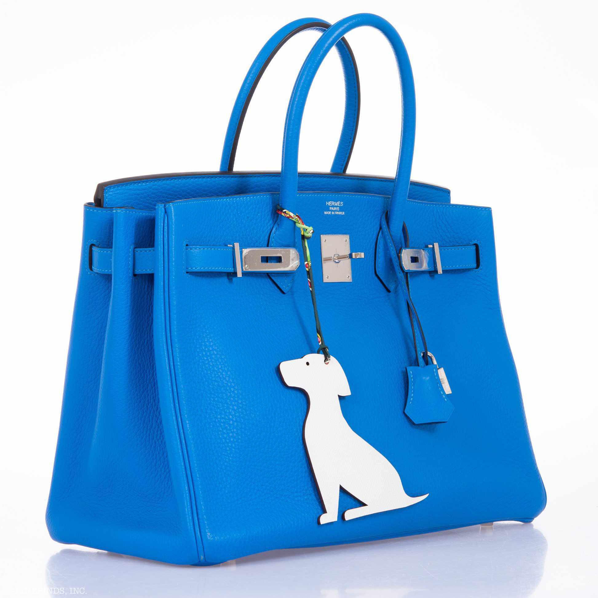 Hermès Birkin 35 Bleu Hydra Clemence Palladium Hardware