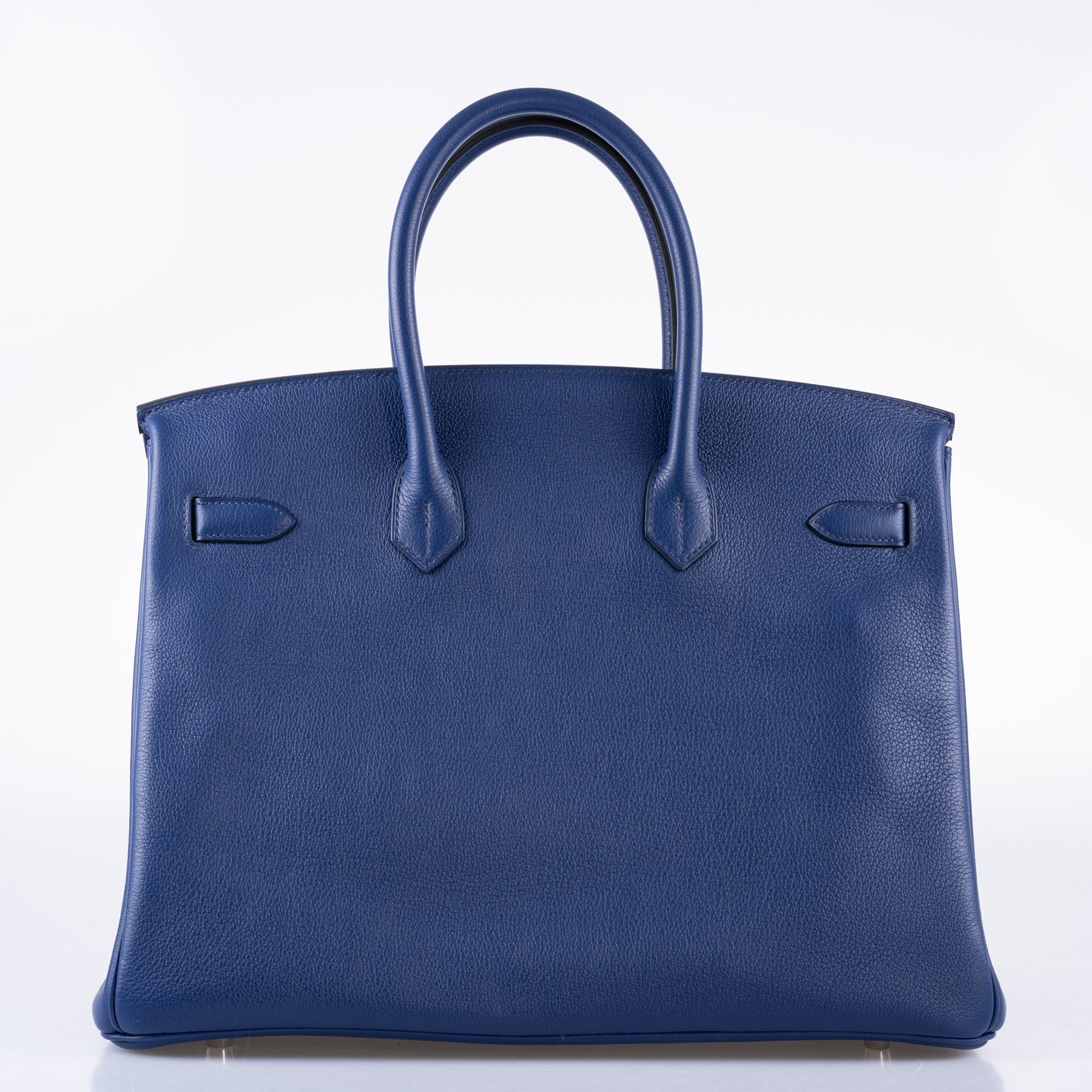 Hermès Birkin 35 Bleu Saphir Taurillon Novillo Leather Palladium Hardware