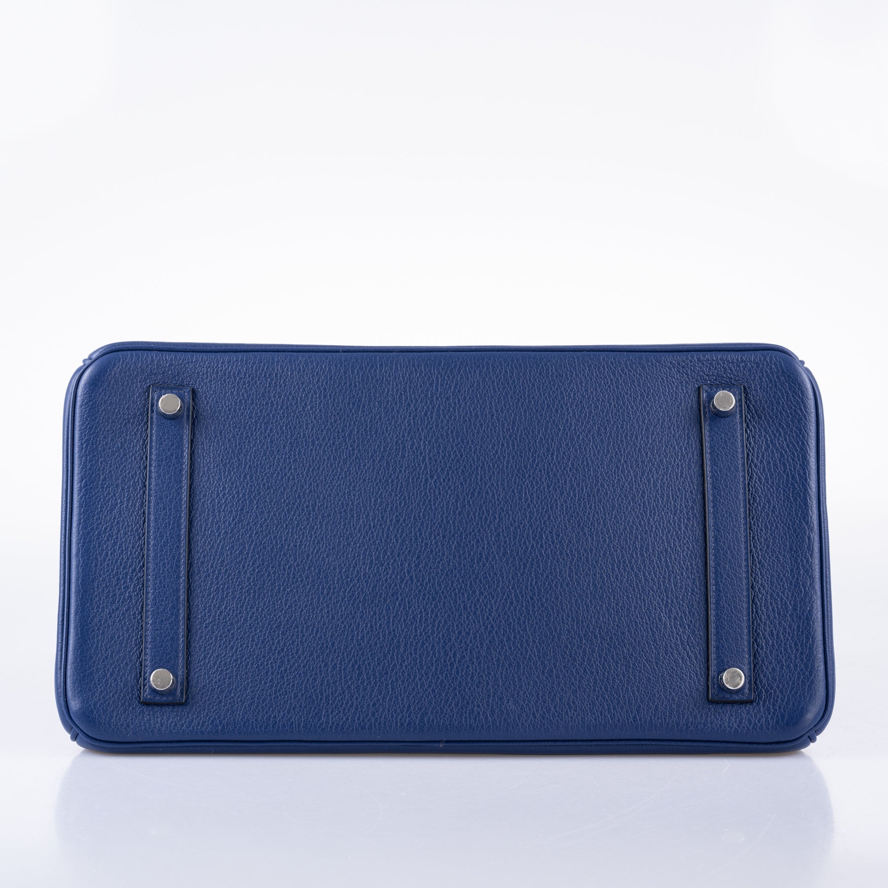 Hermès Birkin 35 Bleu Saphir Taurillon Novillo Leather Palladium Hardware