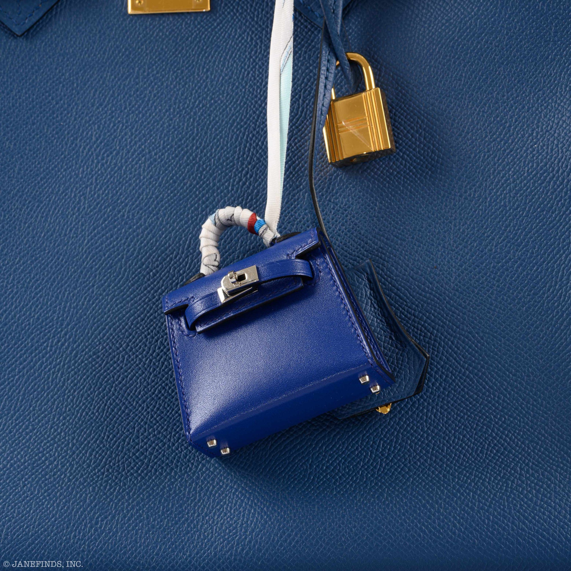 Hermès Birkin 35 Blue Agate Epsom Gold Hardware
