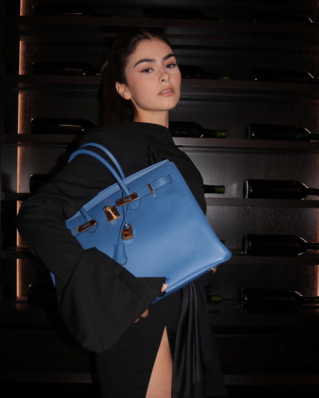 Hermès Birkin 35 Blue Agate Epsom Gold Hardware - 2016, X