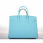 Hermès Birkin 35 Blue Atoll Togo Palladium Hardware