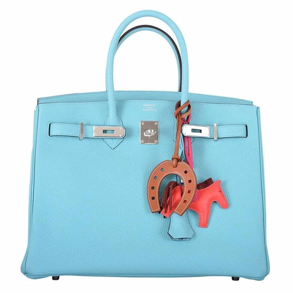 Hermès Birkin 35 Togo Leather Blue Atoll | SACLÀB