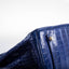 Hermès Birkin 35 Blue Electric Porosus Crocodile Palladium Hardware - 2012, P Square