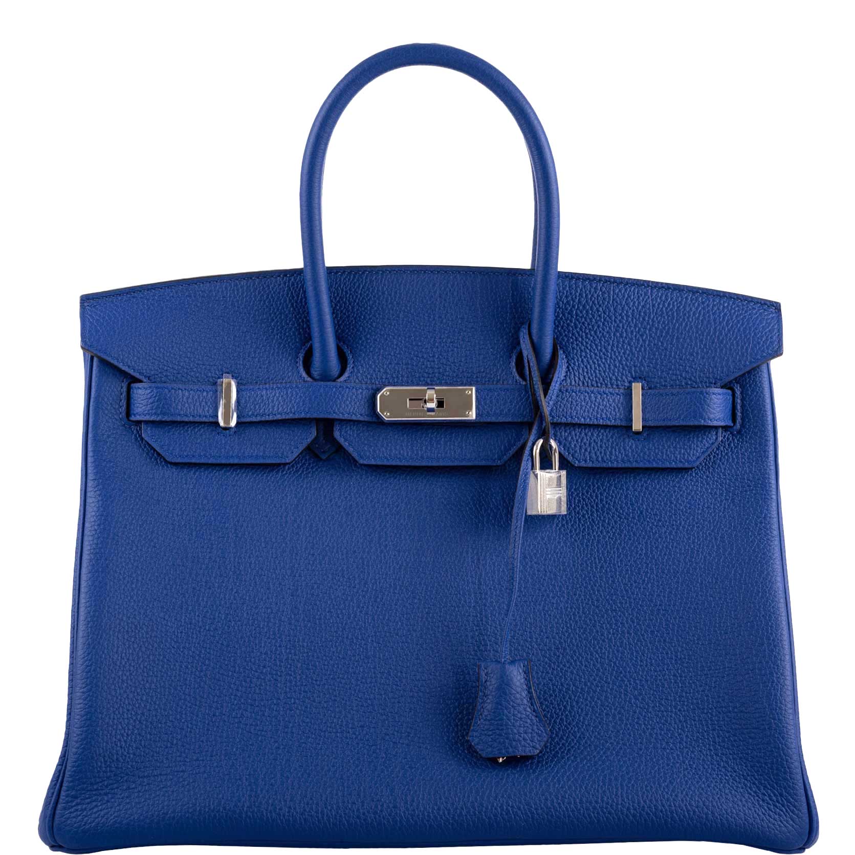 Hermès Birkin 35 Blue Electric Togo Palladium Hardware - 2015, T