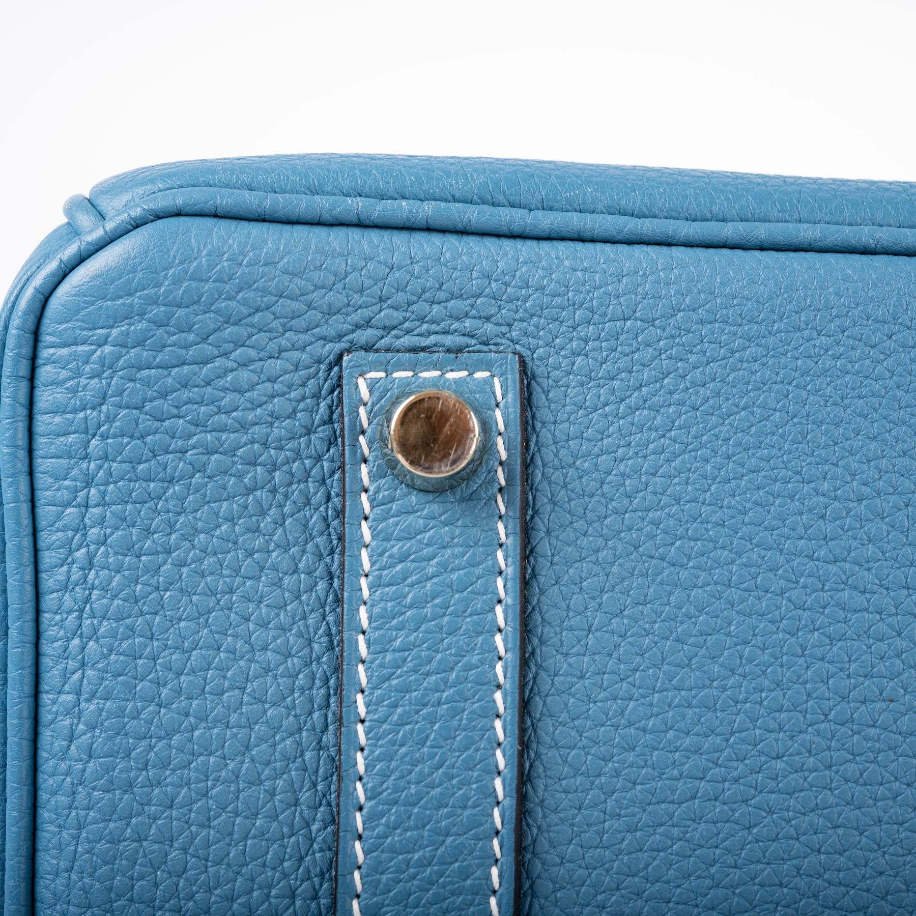 Hermès Birkin 35 Blue Jean Togo Gold Hardware
