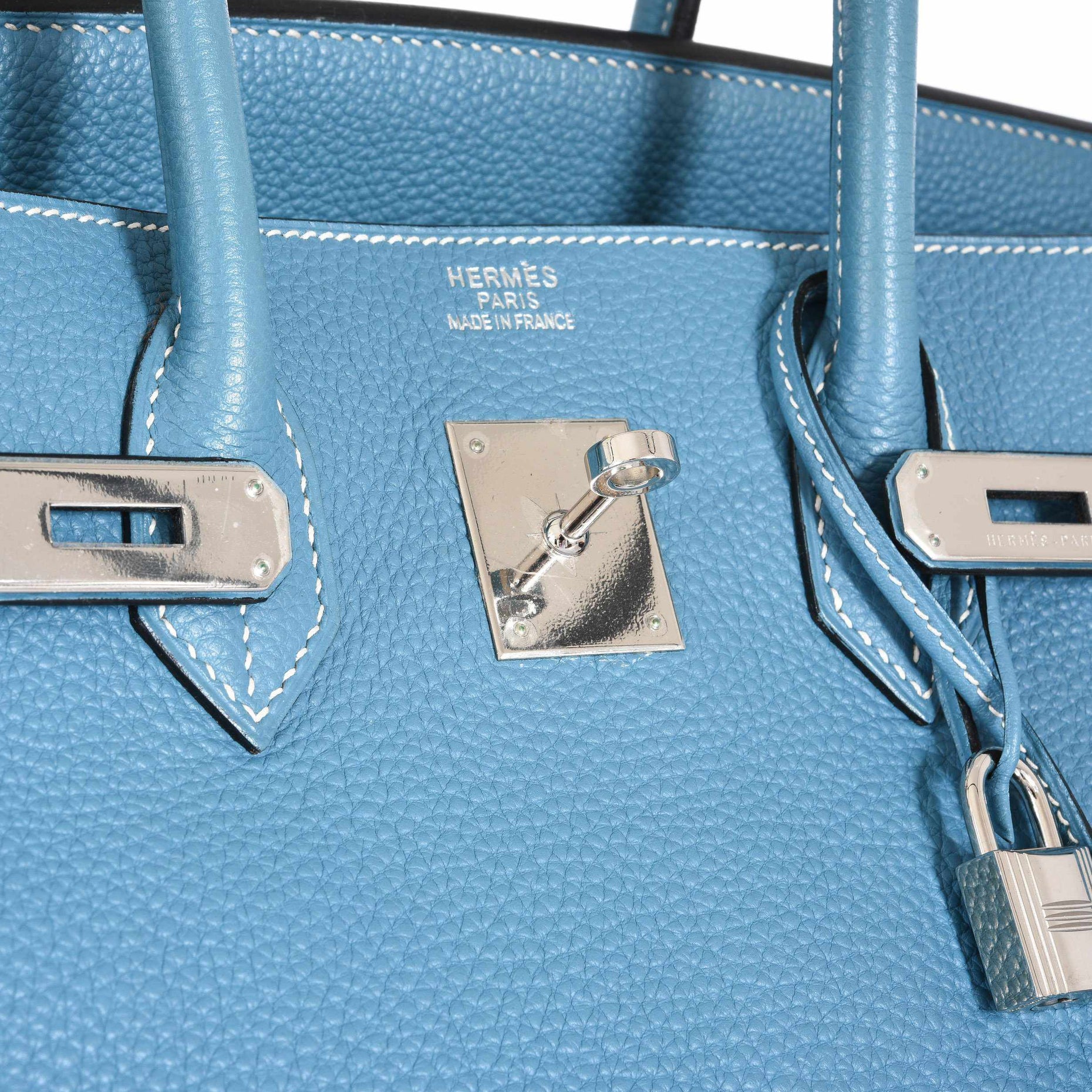 Hermès Birkin 35 Blue Jean Togo Palladium Hardware – JaneFinds
