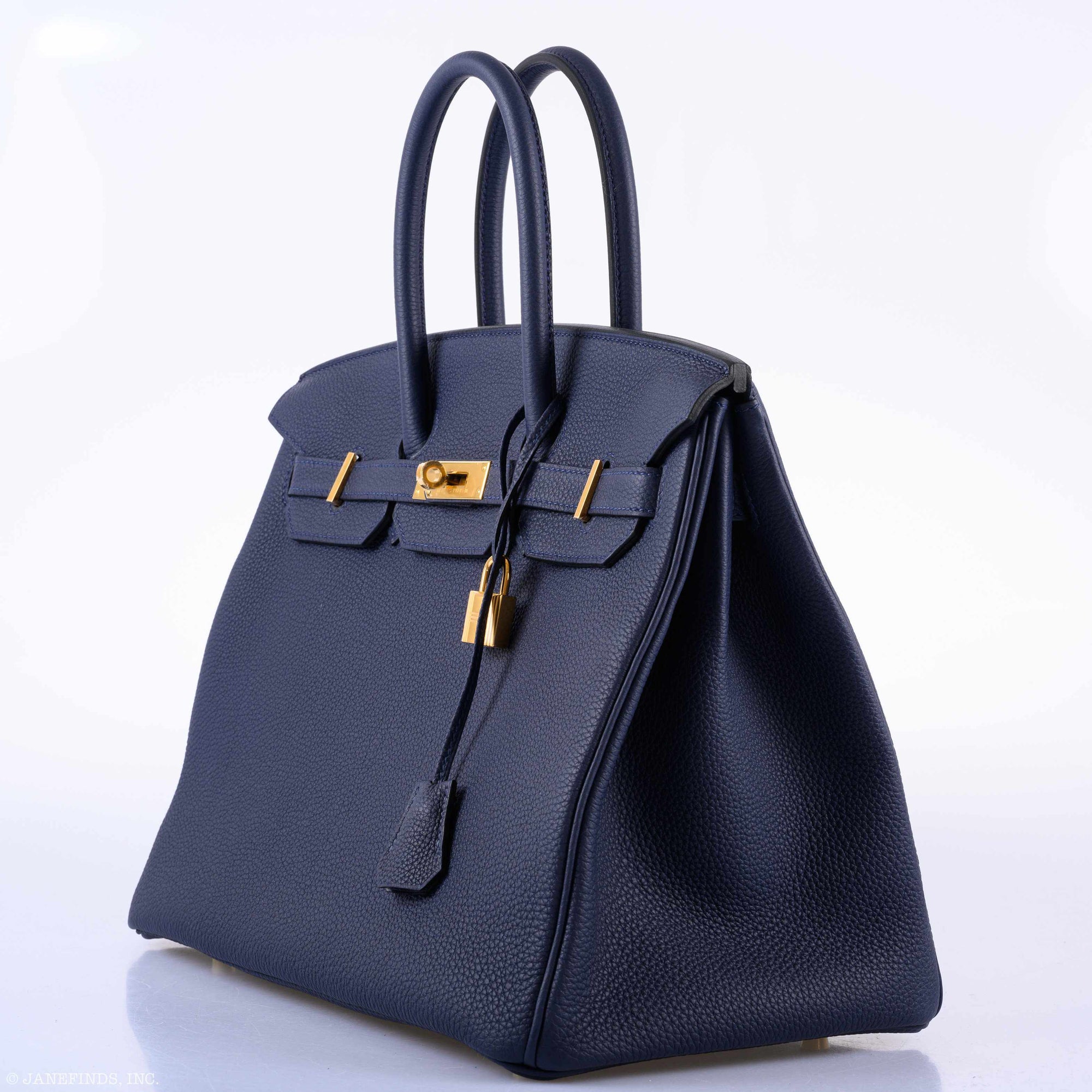 Hermès Birkin 35 Blue Nuit Togo Gold Hardware