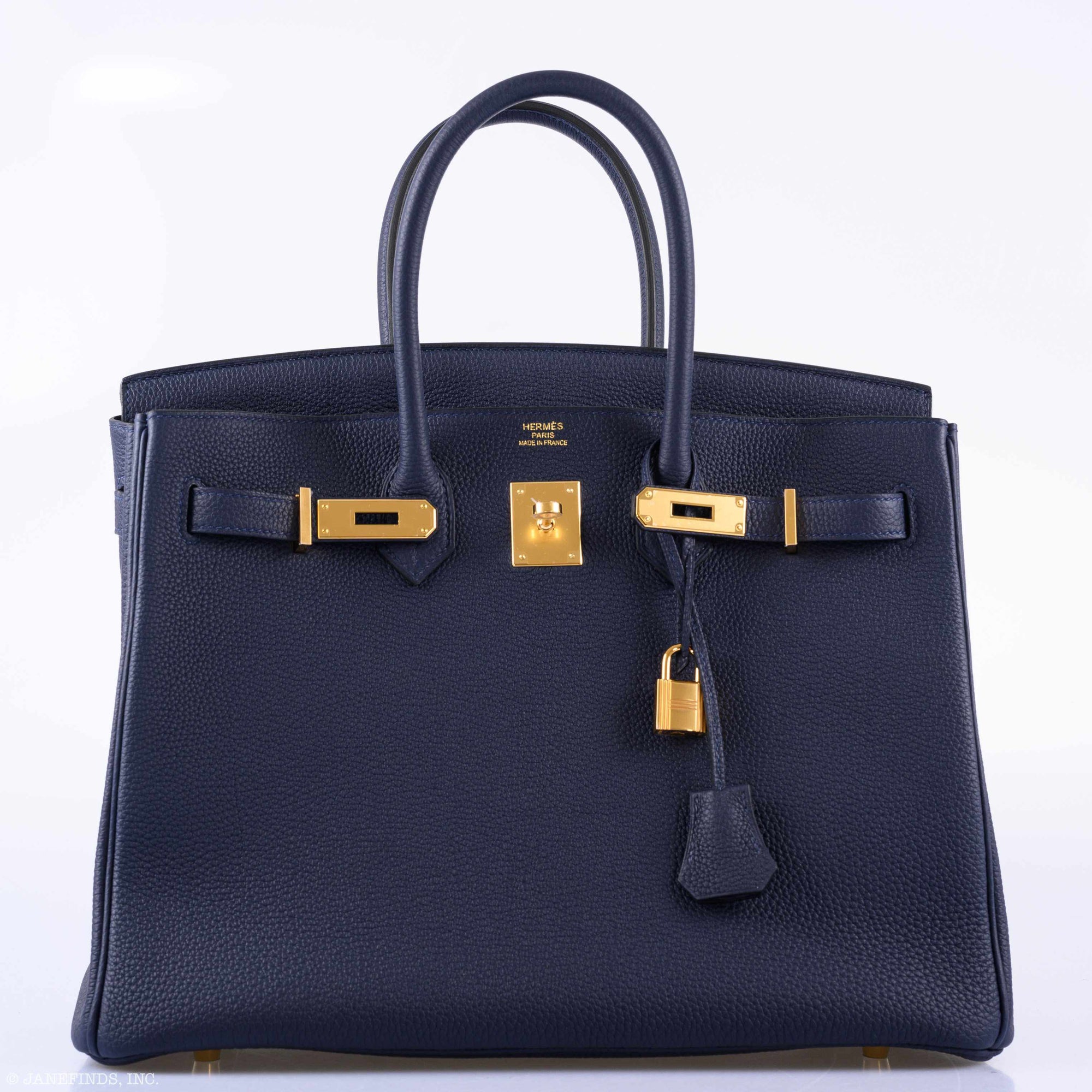Hermès Birkin 35 Blue Nuit Togo Gold Hardware
