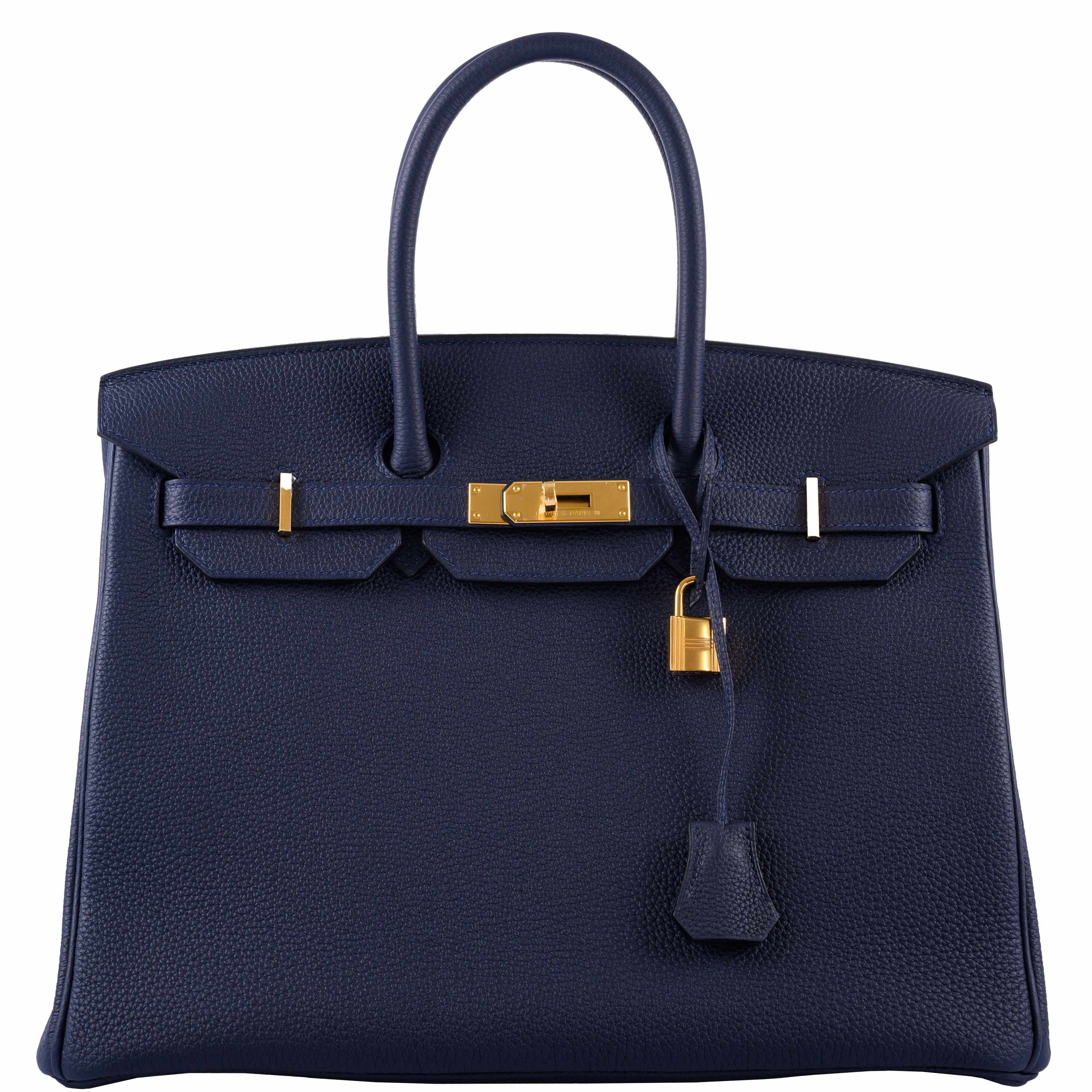 Hermès Birkin 35 Blue Nuit Togo Gold Hardware