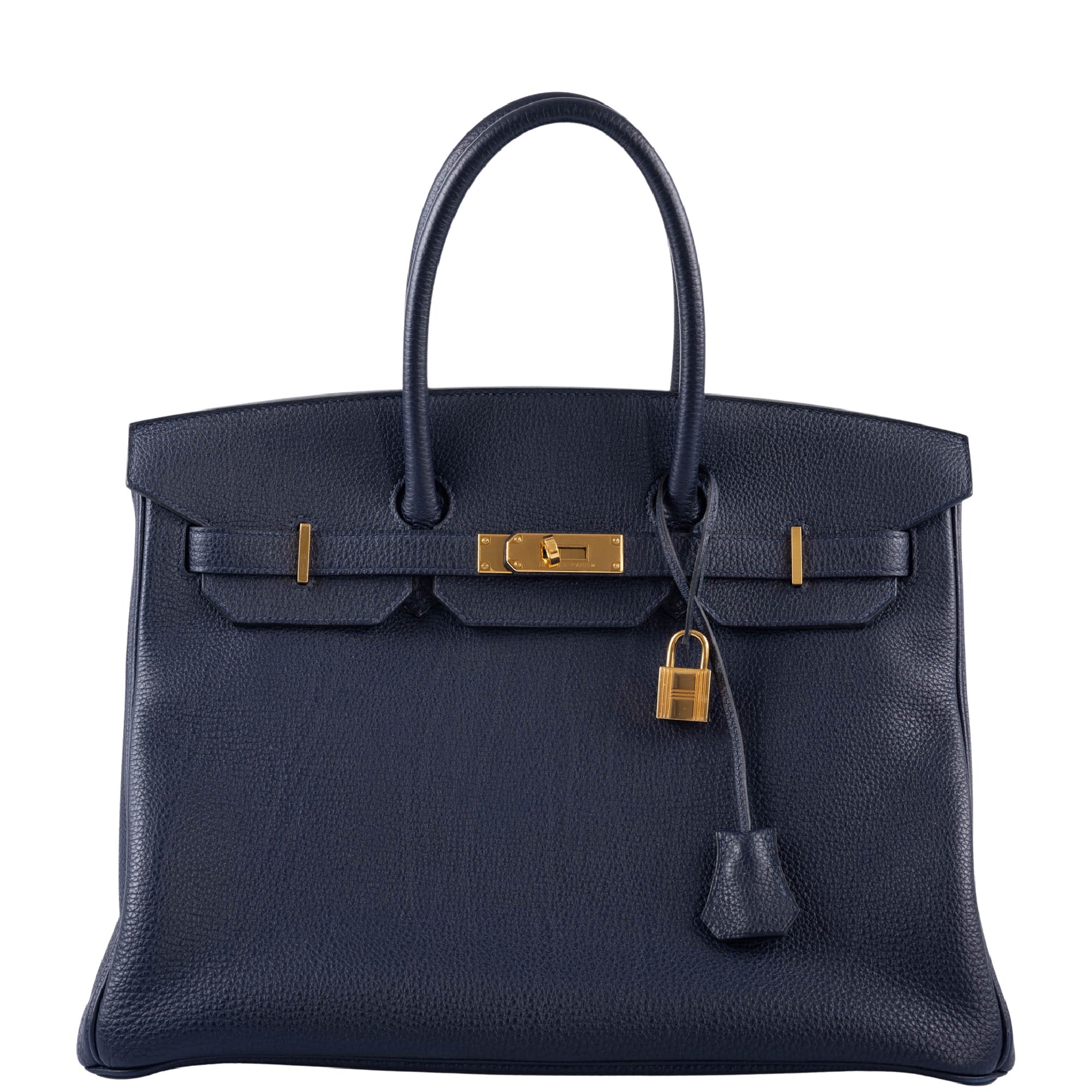 Hermès Birkin 35 Blue Nuit Togo with Gold Hardware