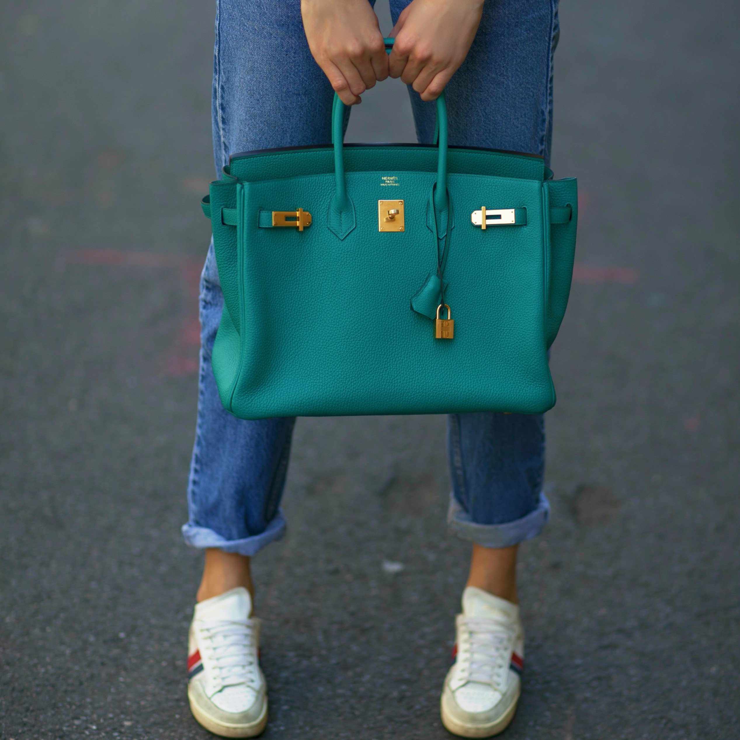 Hermès Birkin 35 Blue Paon Clemence Gold Hardware