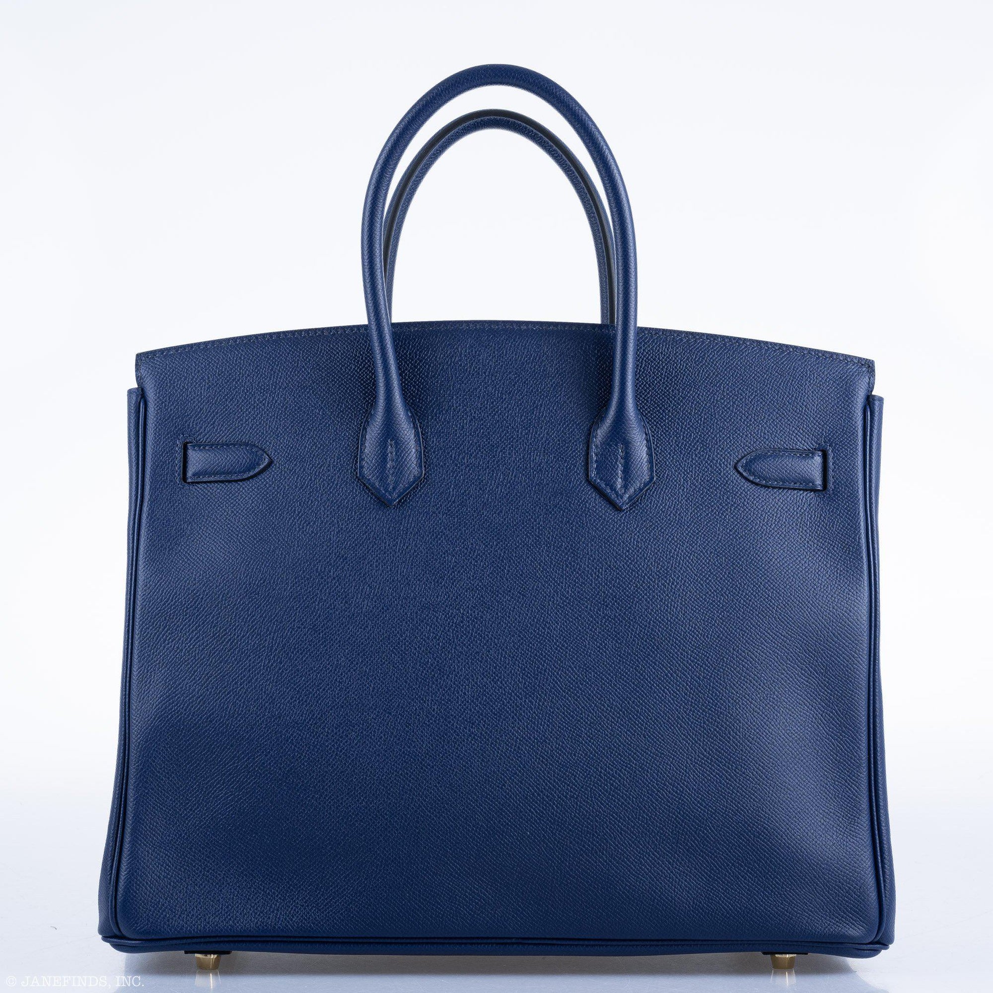 Hermès Birkin 35 Blue Saphire Epsom with Gold Hardware