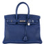 Hermès Birkin 35 Blue Saphire Taurillon Novillo leather Palladium Hardware