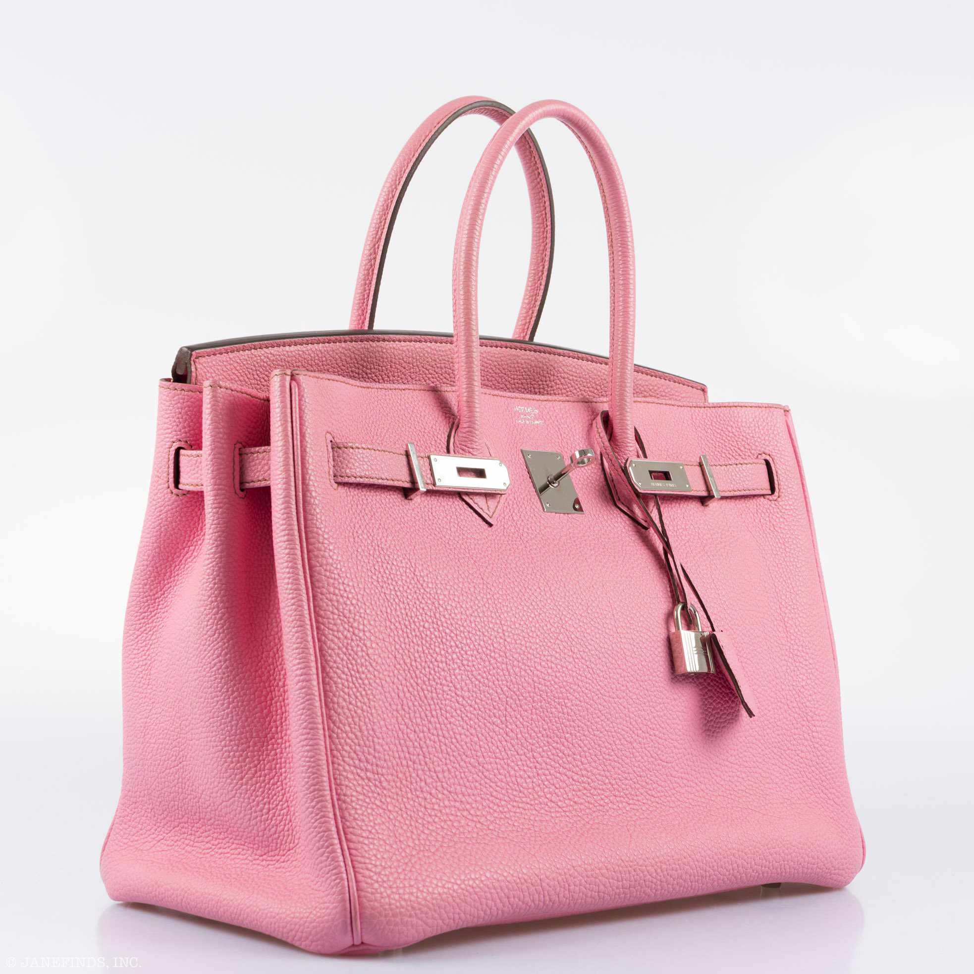 Hermès Birkin 35 Bubblegum 5P Pink Palladium Hardware