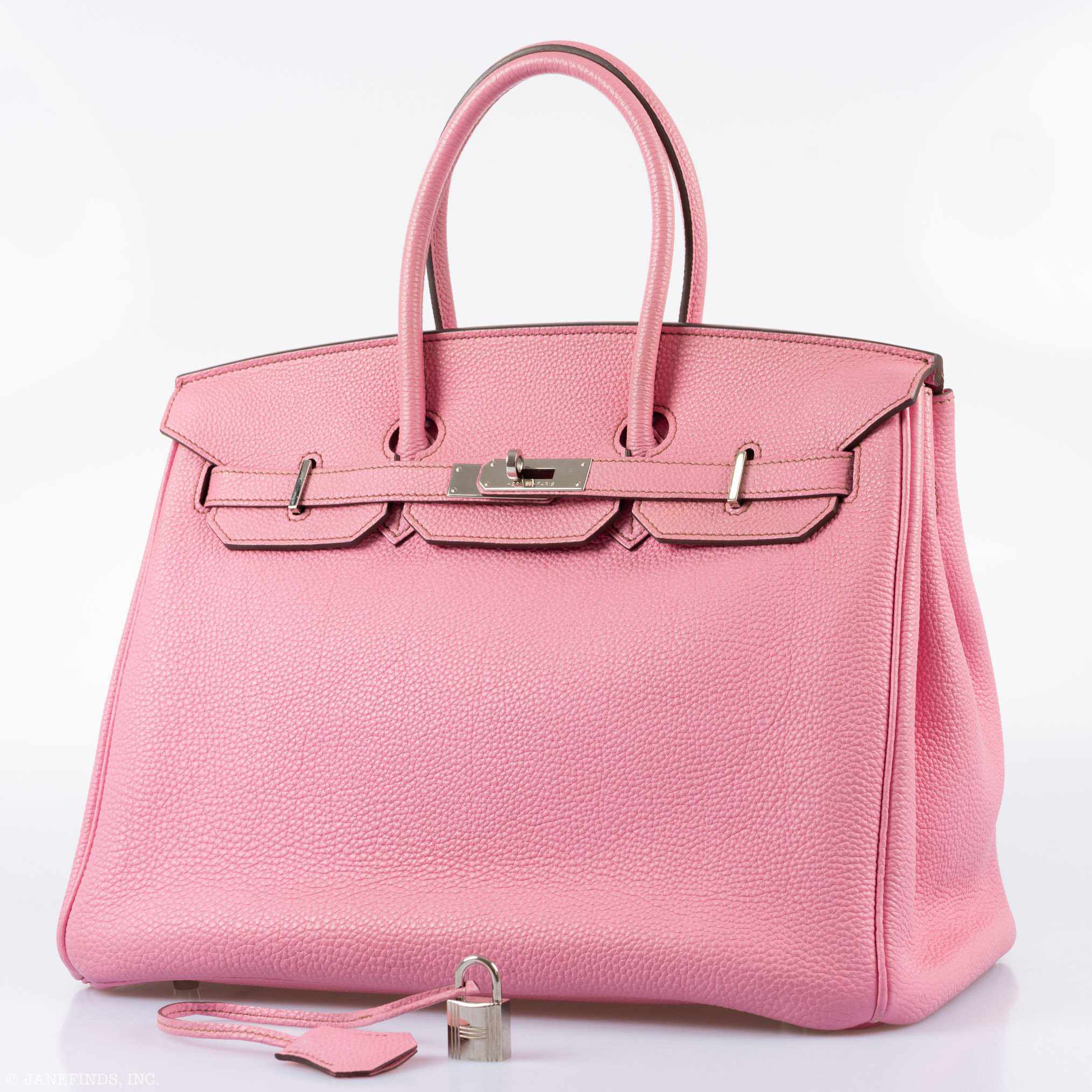 Hermès Birkin 35 Bubblegum 5P Pink Palladium Hardware