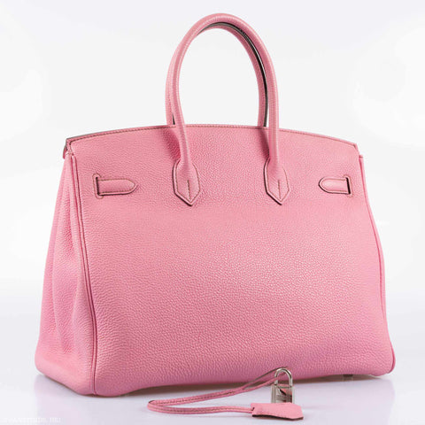 Hermès Birkin 35 Bubblegum 5P Pink Palladium Hardware
