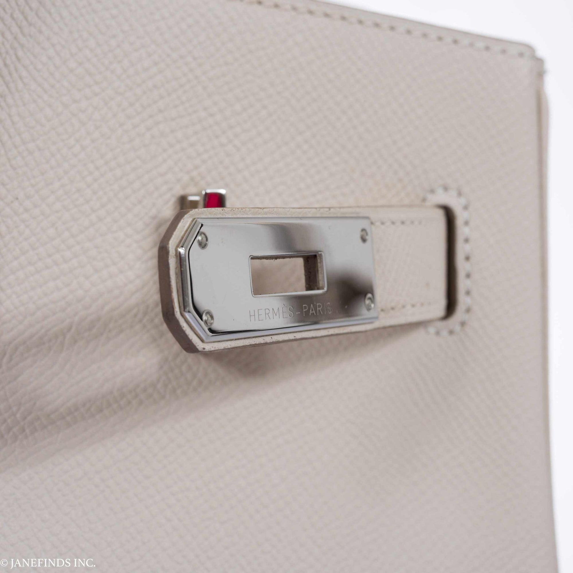 Hermès Birkin 35 Craie Epsom Palladium Hardware