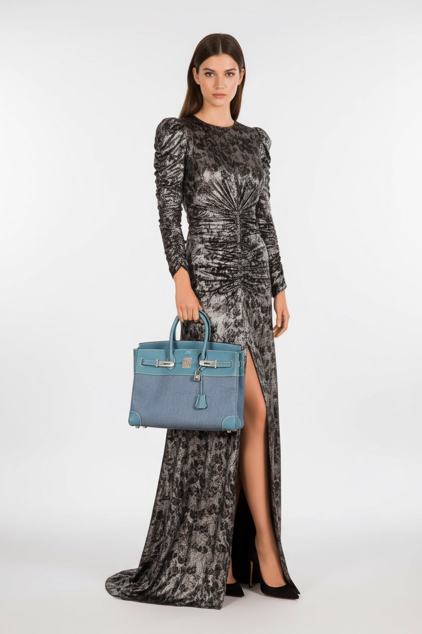 Hermès Birkin 35 Denim &amp; Blue Jean Epsom Palladium Hardware