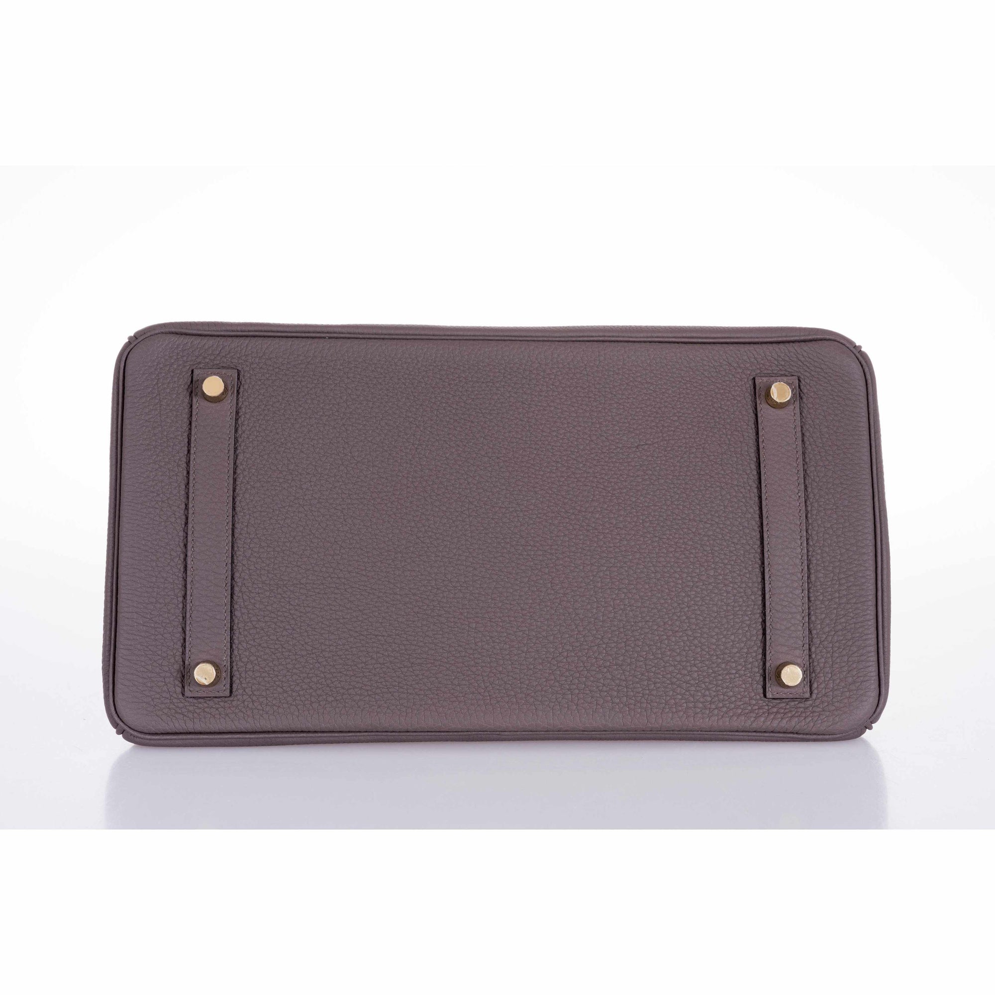 Hermès Birkin 35 Etain Tin Grey Togo Gold Hardware