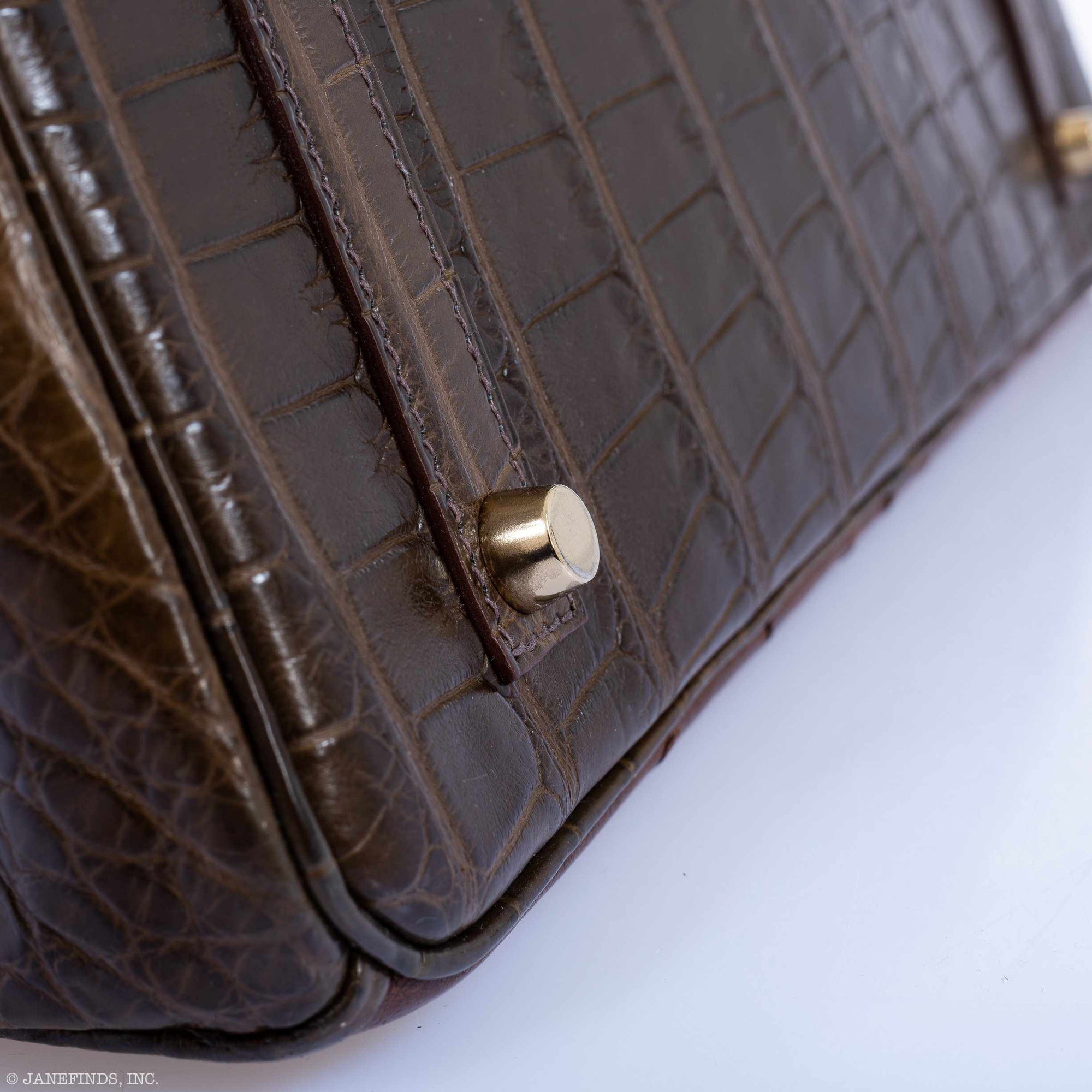 Hermès Birkin 35 "Ghillies" Grand Mariage Tri-Exotic Gris Elephant, Etrusque & Ficelle Permabrass Hardware