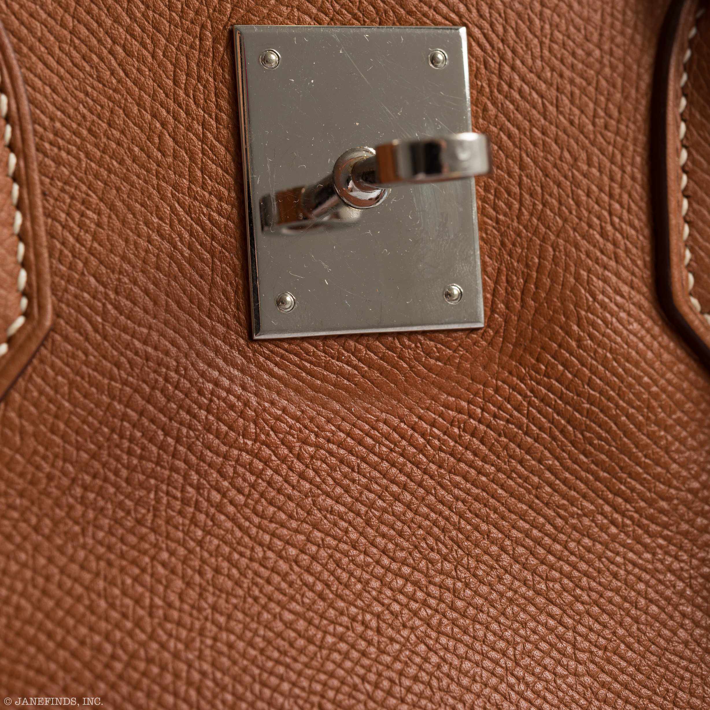 Hermès Birkin 35 Gold Epsom Palladium Hardware